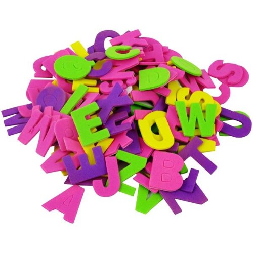 Craft Workshop Foam Letters Self Adhesive 25mm, Pack of 130