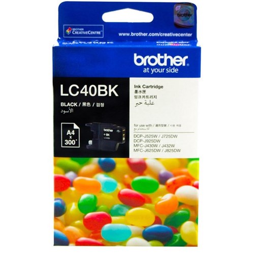 Brother LC40BK Black Ink Cartridge