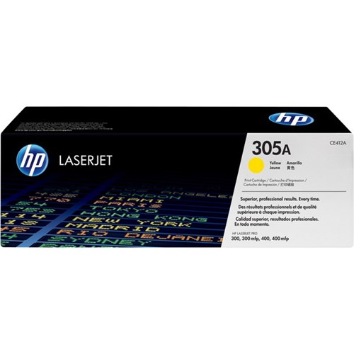 HP 305A Yellow Laser Toner Cartridge CE412A