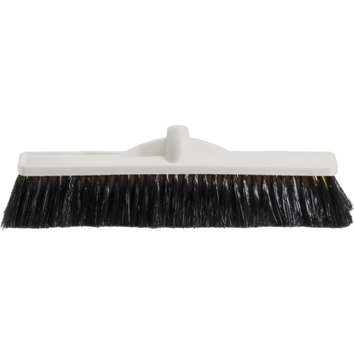 Oates Plastic Broom Head Medium Stiff 450mm White