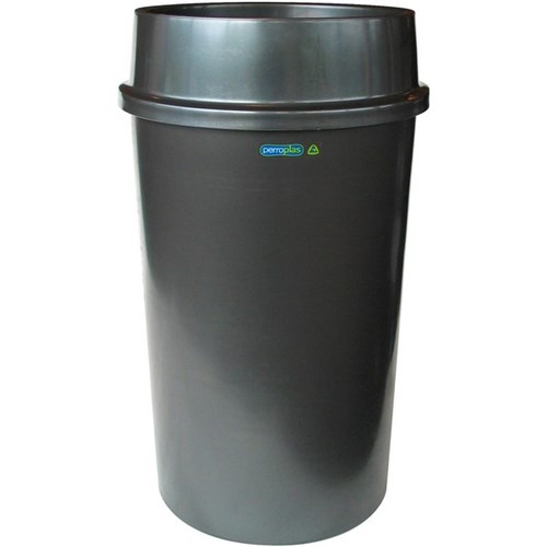 Perroplas Top Tidy Rubbish Bin 60L Titanium