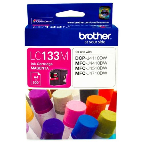 Brother LC133M Magenta Ink Cartridge