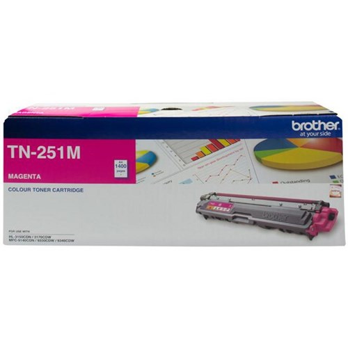 Brother TN-251M Magenta Laser Toner Cartridge