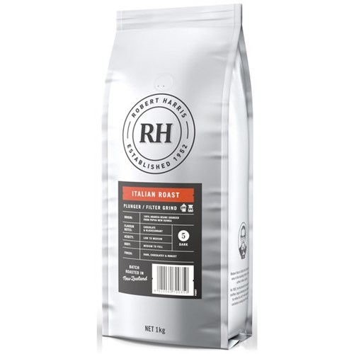 Robert Harris Italian Roast Ground Plunger & Filter Coffee 1kg