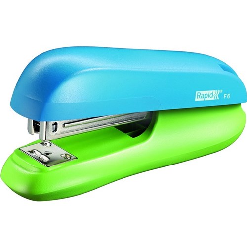 Rapid F6 Half Strip Stapler 20 Sheet Blue/Green