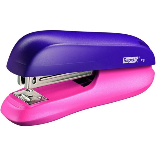 Rapid F6 Half Strip Stapler 20 Sheet Purple/Pink