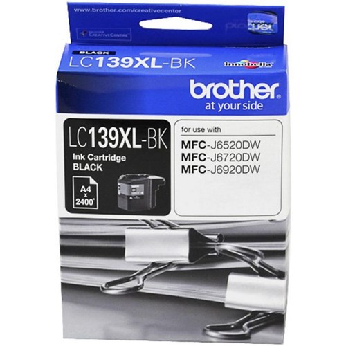 Brother LC139XL-BK Black Ink Cartridge High Yield