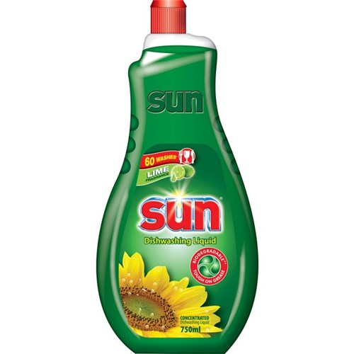 Sun Dishwashing Liquid Lime 750ml