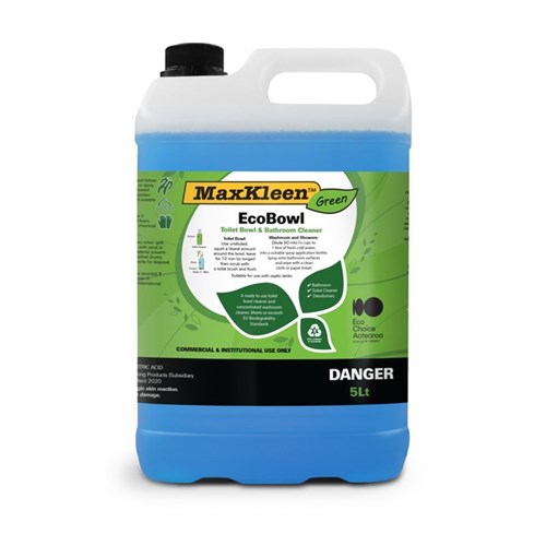 MaxKleen Green EcoBowl Toilet Bowl & Bathroom Cleaner 5L