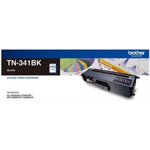 Brother TN-341BK Black Laser Toner Cartridge