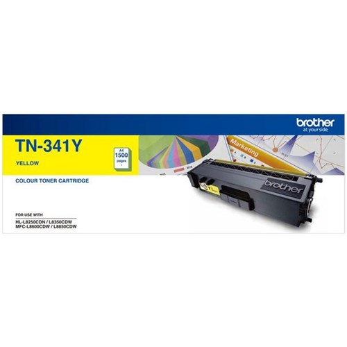 Brother TN-341Y Yellow Laser Toner Cartridge