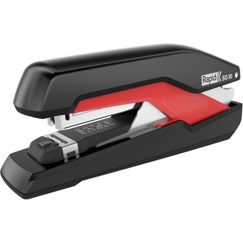 Rapid S030 Omnipress Full Strip Stapler Low Force 30 Sheet Black/Red