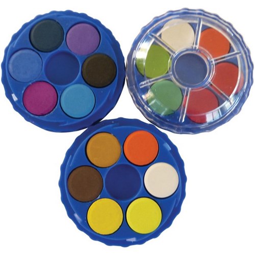 Watercolour Disc, Set of 18