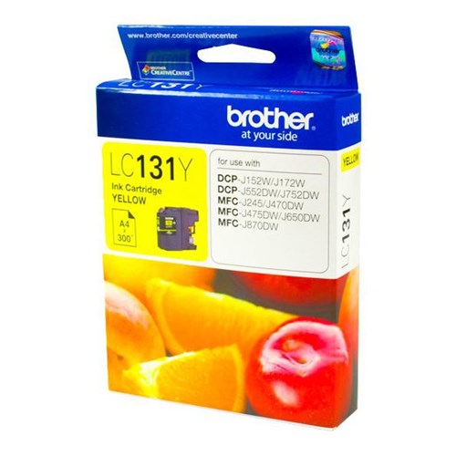 Brother LC131Y Yellow Ink Cartridge