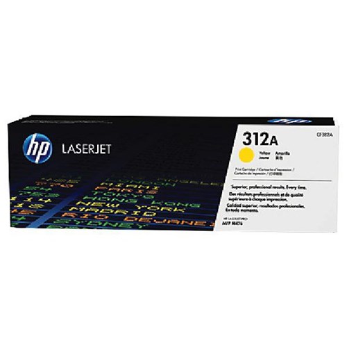 HP 312A Yellow Laser Toner Cartridge CF382A