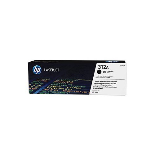 HP 312A Black Laser Toner Cartridge CF380A