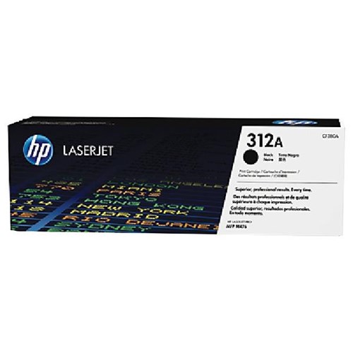 HP 312A Black Laser Toner Cartridge CF380A