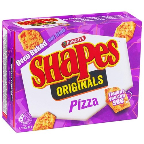 Arnott's Shapes Crackers Pizza 190g