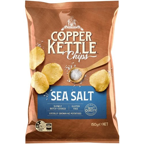 Copper Kettle Chips Sea Salt 150g