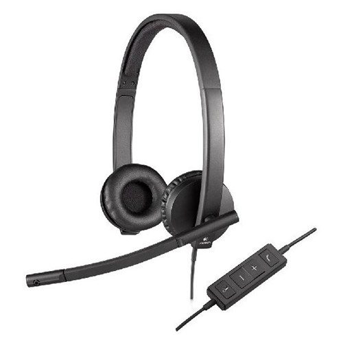 Logitech H570e Stereo USB Wired Headset