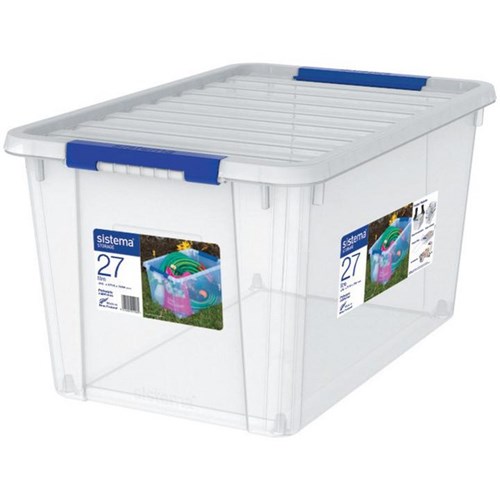 Sistema Storage Bin With Lid 27L