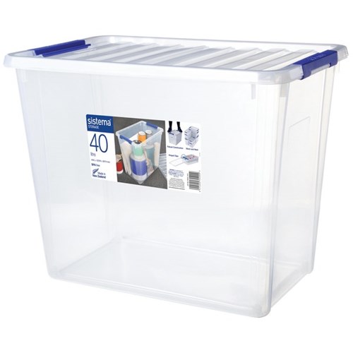 Sistema Storage Bin With Lid 40L