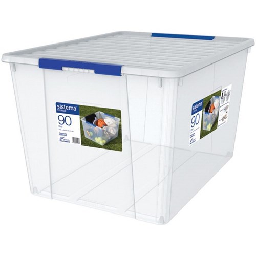 Sistema Storage Bin With Lid 90L