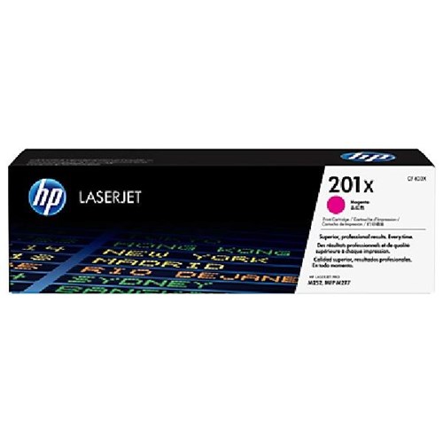 HP 201X Magenta Laser Toner Cartridge High Yield CF403X