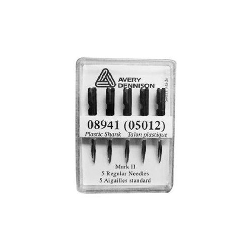 Avery Dennison Tag Gun Fabric Needle Standard Mark II/III, Pack of 5