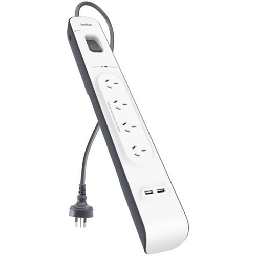 Belkin Surge Protector 4 Outlet 2 USB Ports