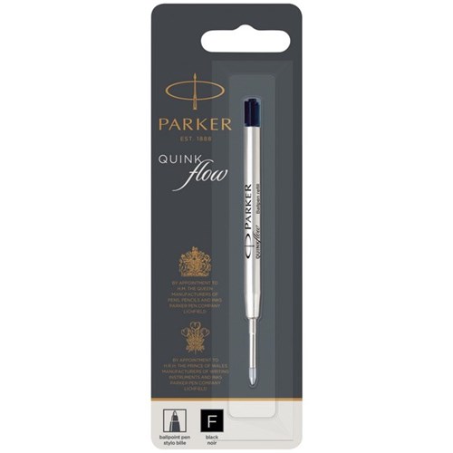 Parker Black Ballpoint Pen Refill Fine Tip