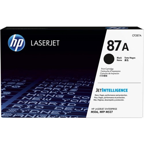 HP 87A Black Laser Toner Cartridge CF287A