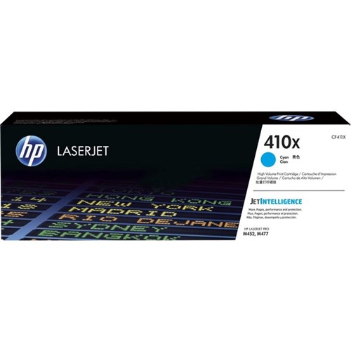 HP CF411X 410X Laser Toner Cartridge, Cyan