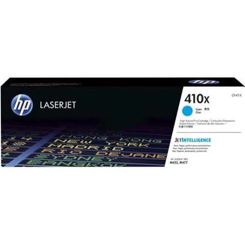 HP CF411X 410X Laser Toner Cartridge, Cyan