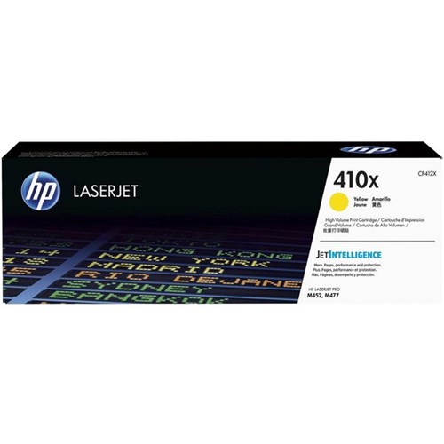 HP CF412X 410X Laser Toner Cartridge, Yellow