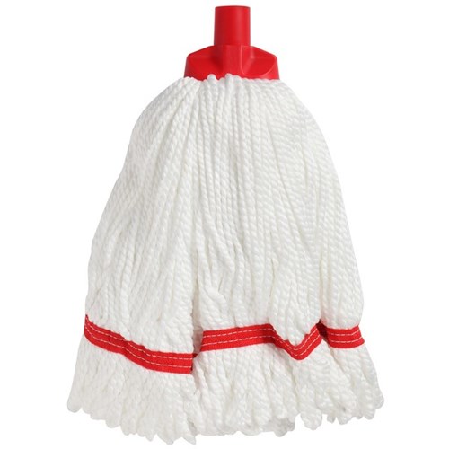 Edco Microfibre Mop Head Round Red 350g