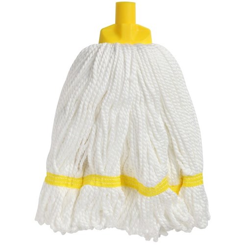 Edco Microfibre Mop Head Round Yellow 350g