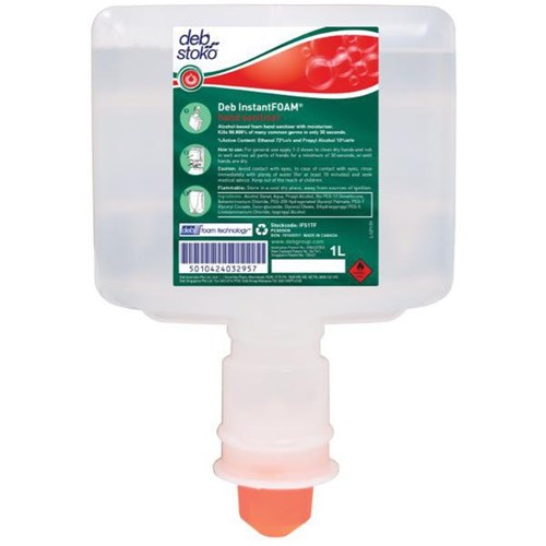 Deb Stoko Instant Foam Sanitiser 1L