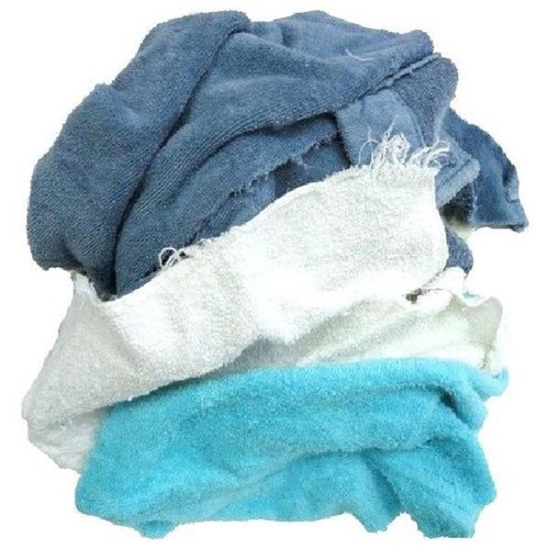 Towelling Rags 4kg Coloured