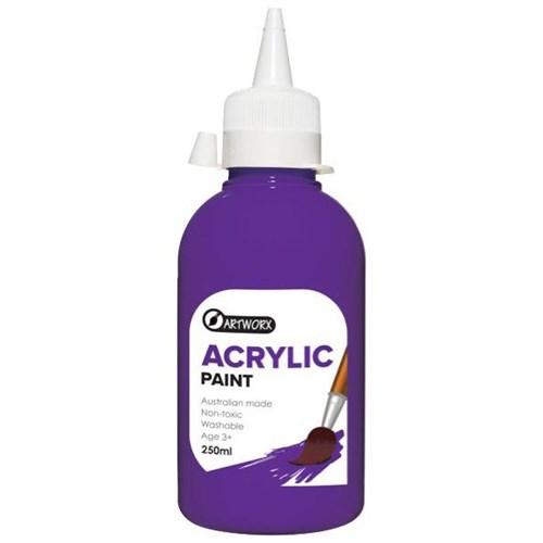 Artworx Acrylic Paint 250ml Purple