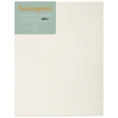 Bockingford 13oz Stretched Canvas 16x20 Inch 1.5 Inch Frame