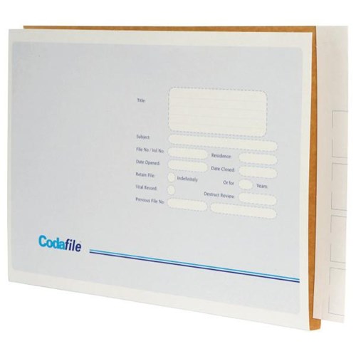 Codafile File Extra Large 45mm, Box of 100