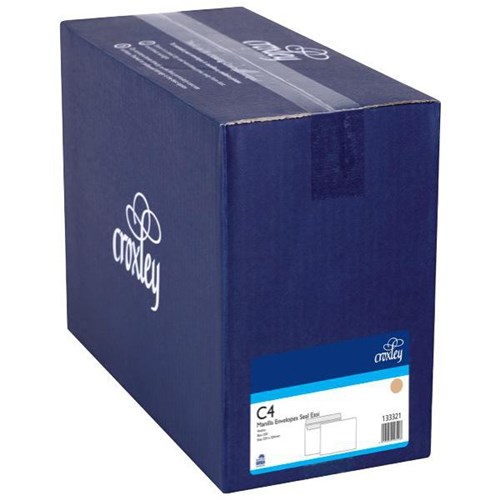 Croxley C4 (E31) Wallet Envelope Seal Easi Manilla, Box of 250