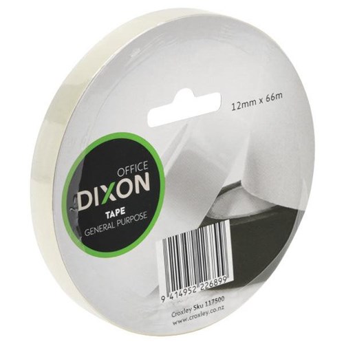 Dixon General Purpose Tape 12mm x 66m