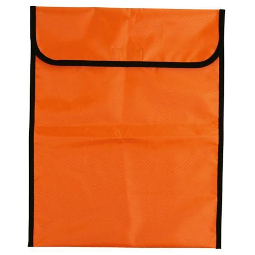 Warwick Homework Bag Hook & Loop 290x360mm Orange