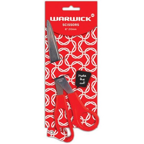 Warwick General Purpose Scissors 210mm Red