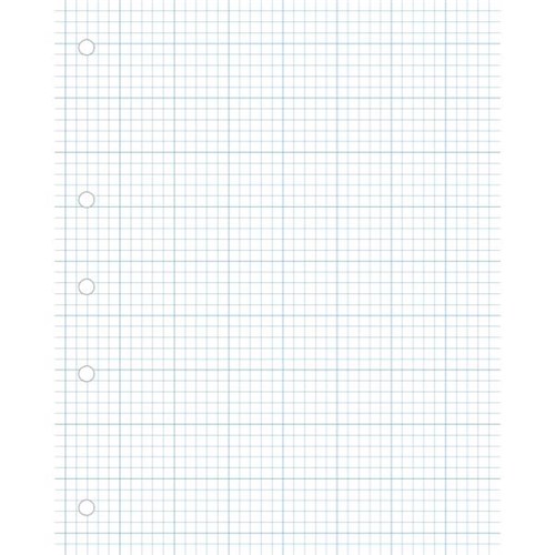 Warwick 14J5 Graph Pad Loose Leaf Refill 5mm Quad 40 Leaves