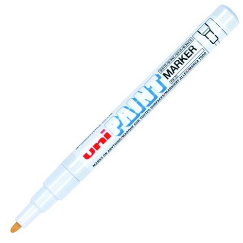 Uni White Paint Marker Pen Fine Tip