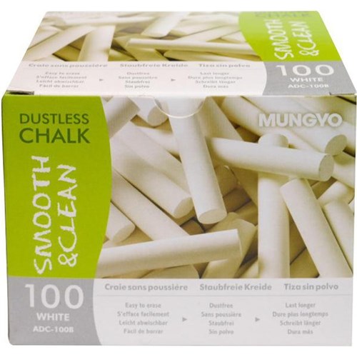 Mungyo Chalk White, Box of 100