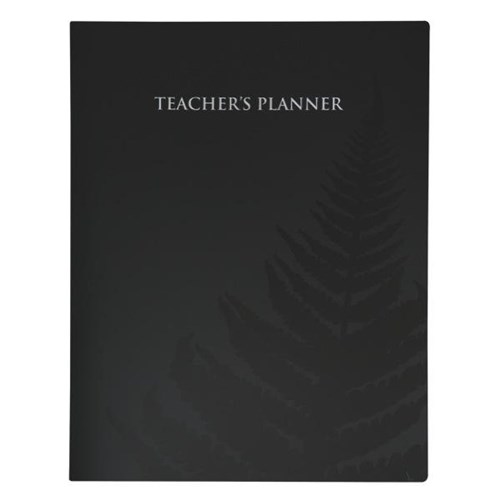 Teacher's Planner Book Cover Only Black